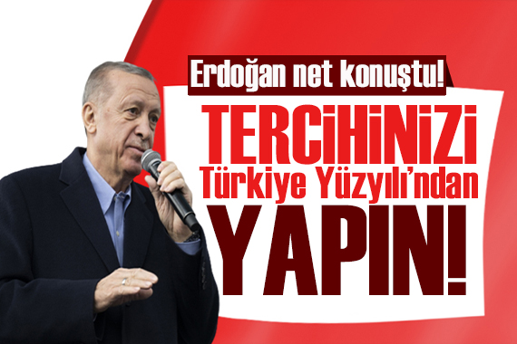 Erdoğan TRT de propaganda konuşmasını yaptı: 14 Mayıs’ta tercihinizi Türkiye Yüzyılı’ndan yana yapın!
