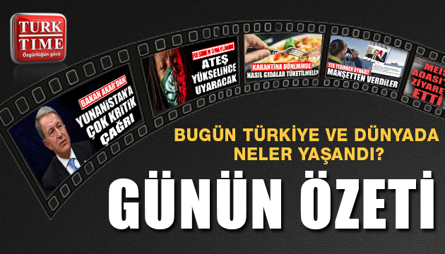 13 Eylül 2020 / Turktime Günün Özeti