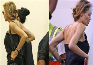 Angelina Jolie nin Zayıflığı Korkuttu!