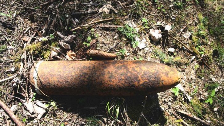 2. Dünya Savaşı ndan kalma yarım tonluk bomba bulundu