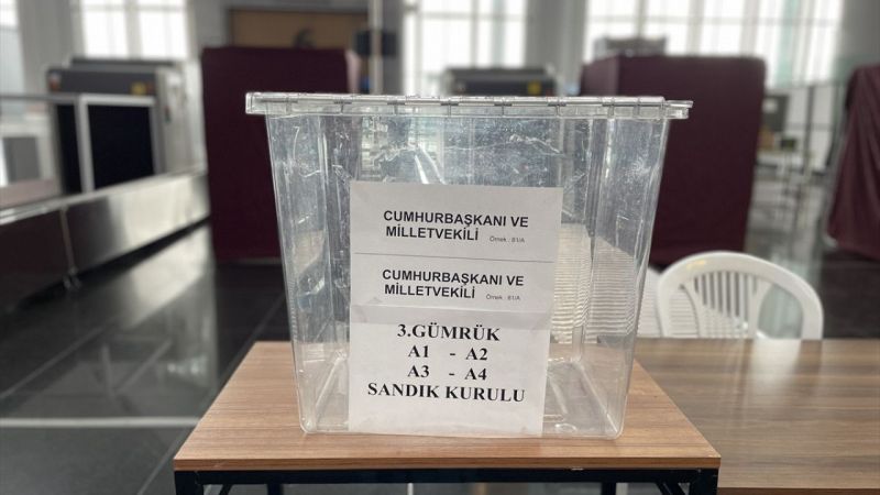 İstanbul Havalimanı nda 2. tur için seçim sandıkları hazır