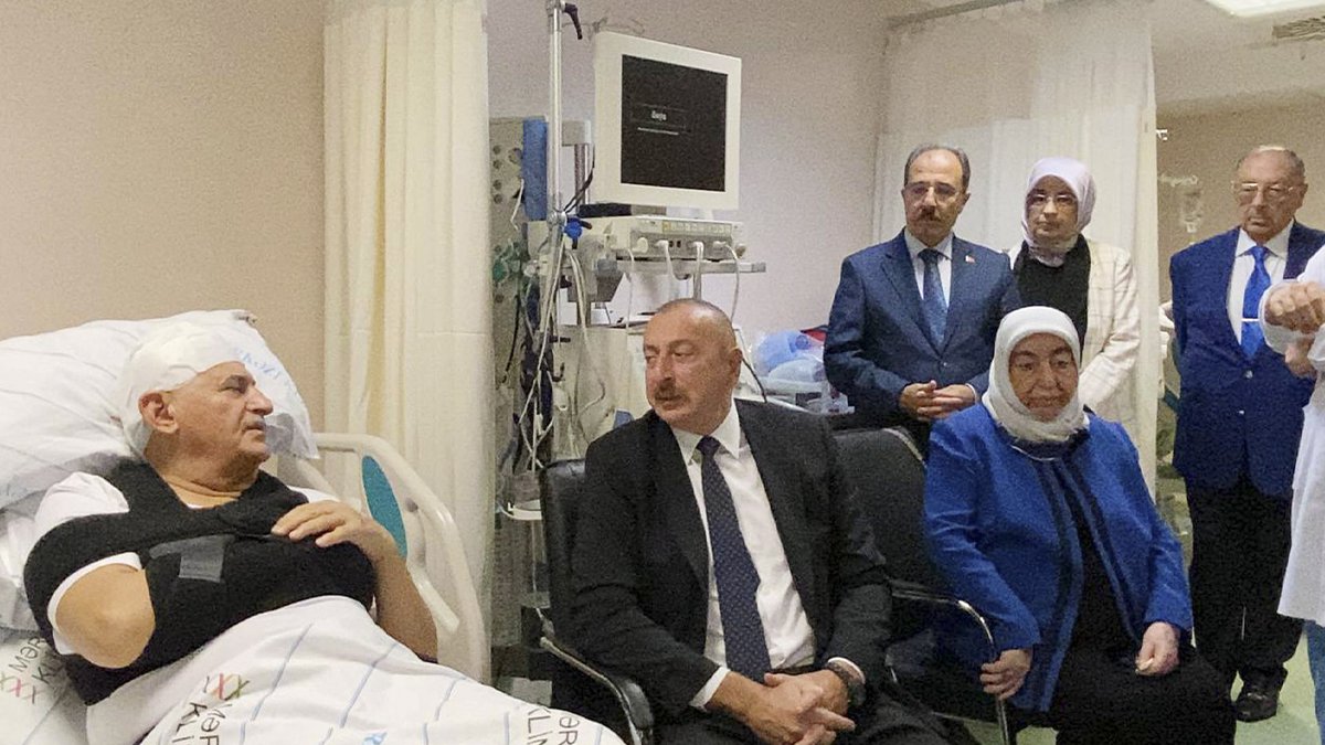 Aliyev, Yıldırım ı ziyaret etti