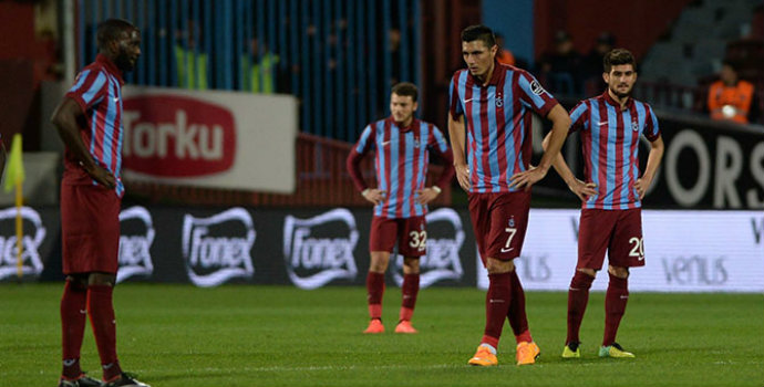 Trabzonspor, evinde mağlup oldu