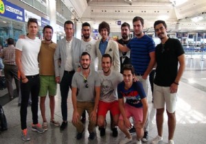 Roma yolcusu Uçan, arkadaşlarıyla vedalaştı!