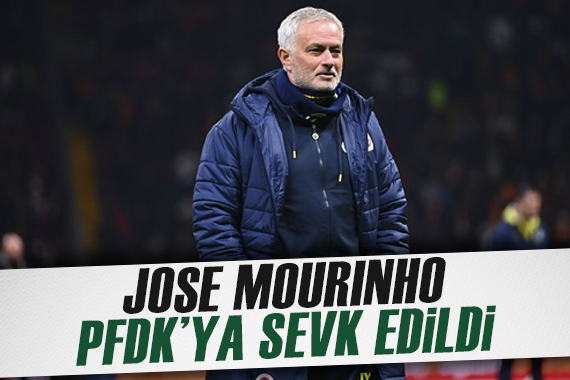 Jose Mourinho ve Günay Güvenç PFDK ye sevk edildi