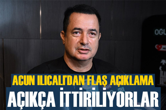 Acun Ilıcalı dan Galatasaray için şok sözler:  Açıkça ittiriliyorlar 