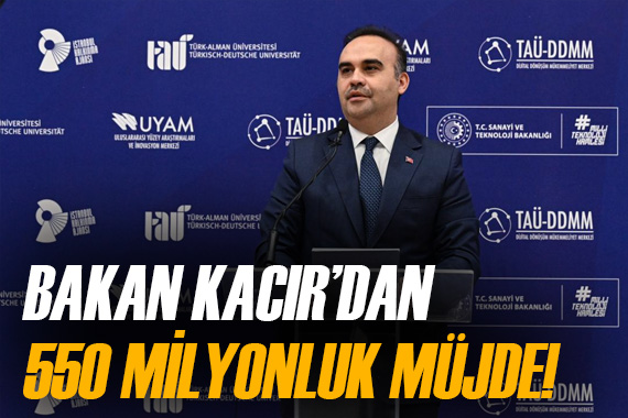 Bakanı Kacır dan, 550 milyon lira bütçeli mali destek programı müjdesi