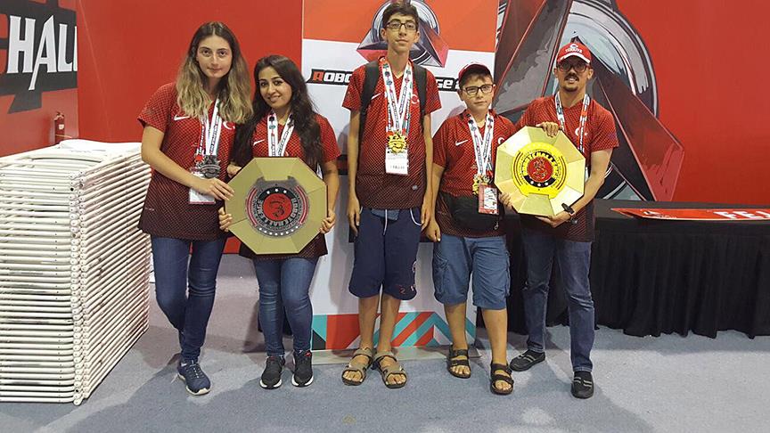 Antalya robot takımından müthiş başarı