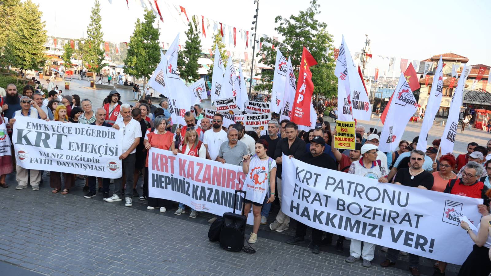 KRT emekçileri direnişi kazandı