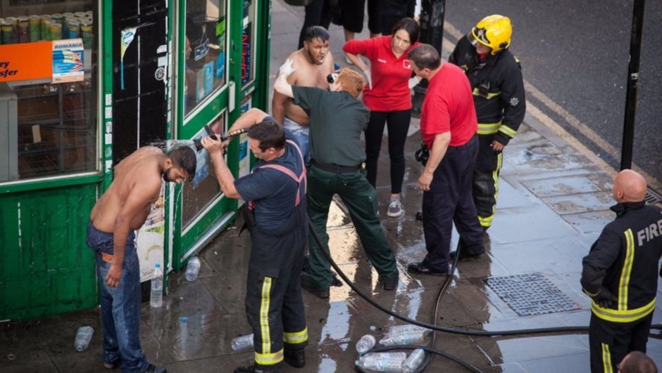 Londra da yine asit saldırısı