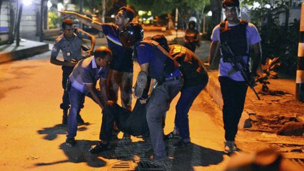 Bangladeş te kafeye IŞİD baskını