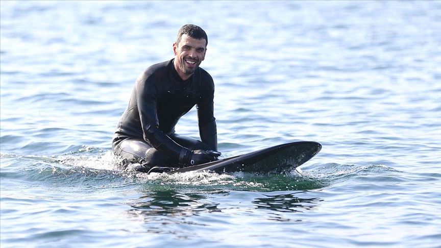 Kenan Sofuoğlu nun  flyboard  tutkusu