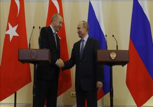 Cumhurbaşkanı Erdoğan ve Putin görüştü