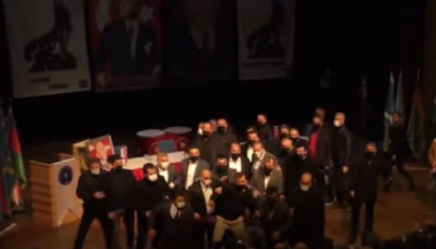 Alparslan Türkeş Vakfı'na 50 kişilik saldırı!