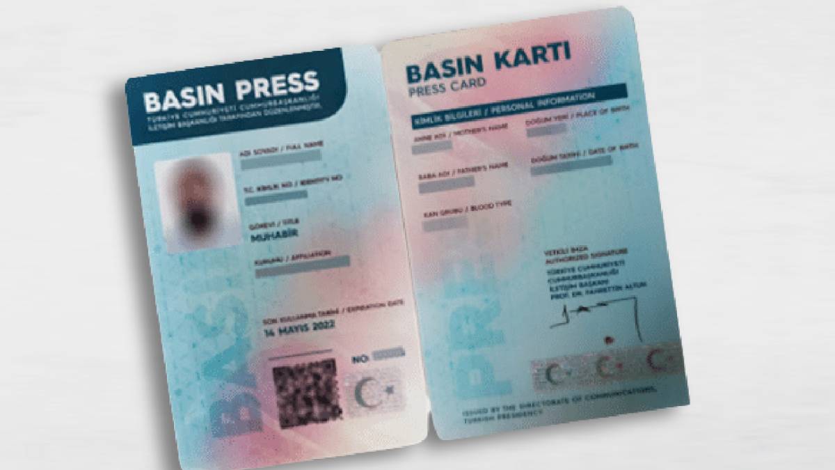 Basın kartları artık her türlü iş ve işlemlerde resmi kimlik kartı olarak kullanılabilecek