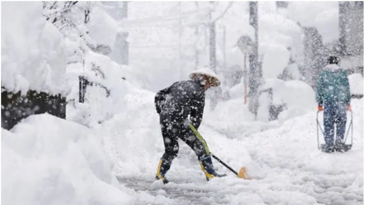 Japonya da yoğun kar yağışı nedeniyle 17 kişi öldü