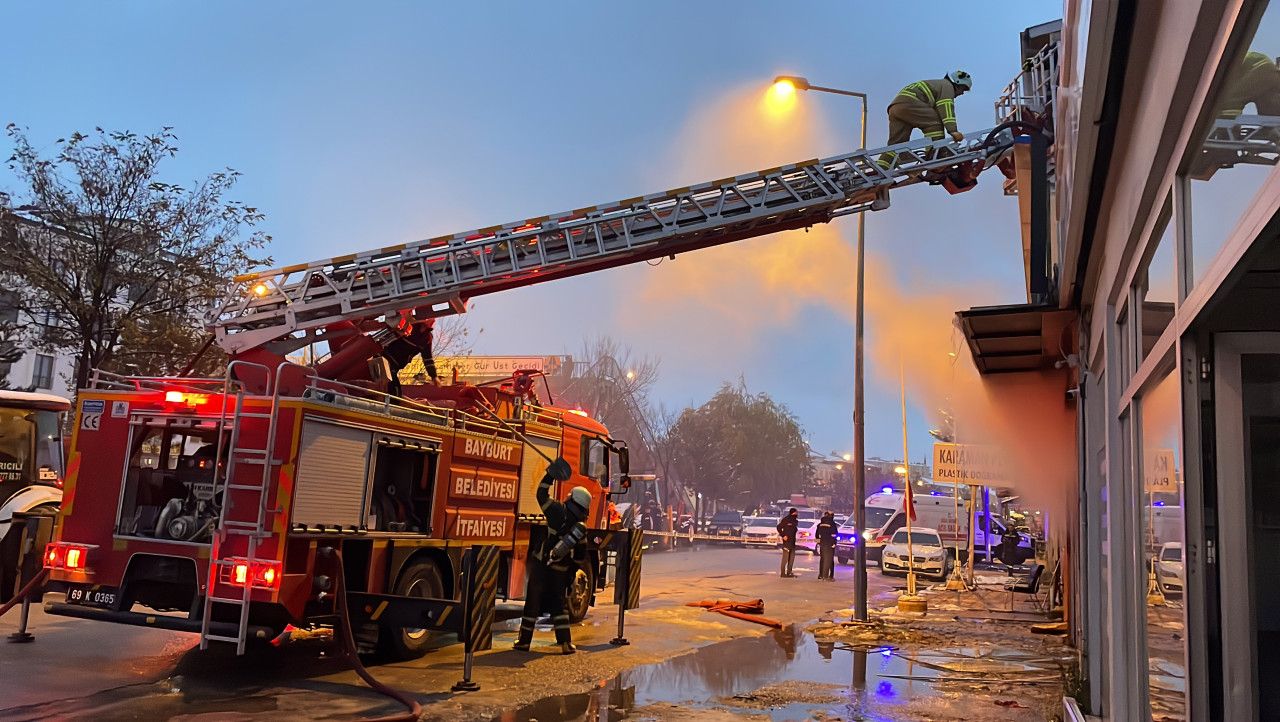 Cam balkon üretilen iş yerinde patlama: 1 yaralı