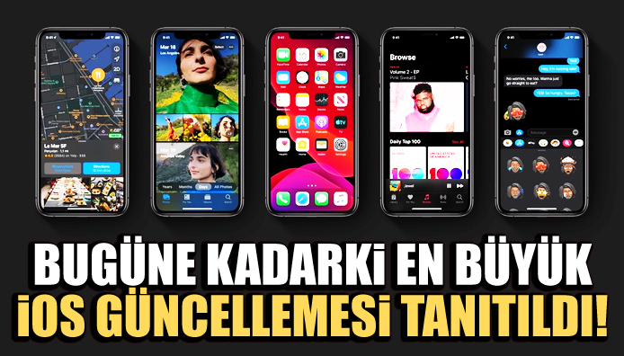 Bugüne kadar ki en büyük iOS güncellemesi tanıtıldı!