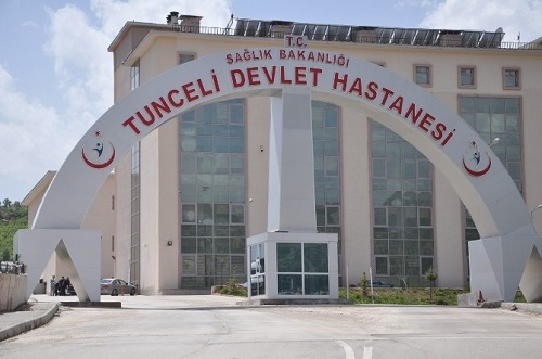 Tunceli Devlet Hastanesi nde yangın