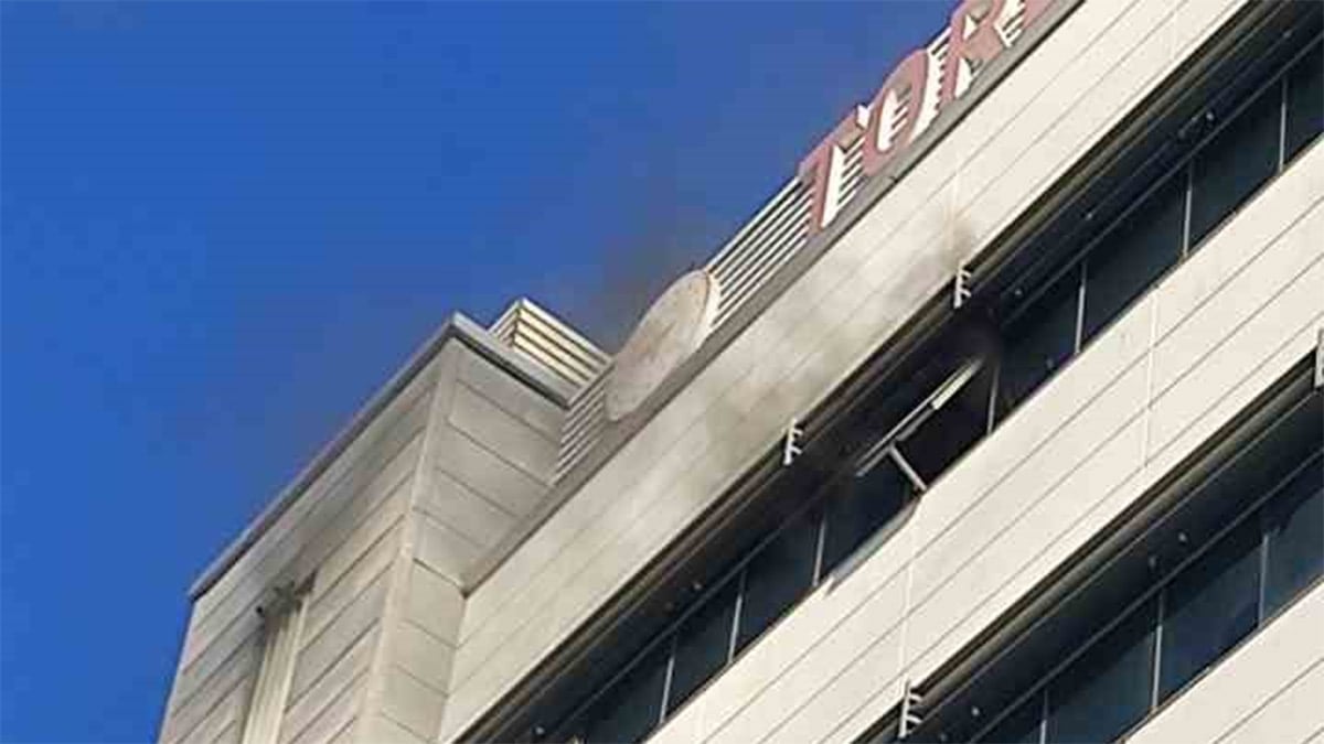 Devlet Hastanesi’nde yangın!