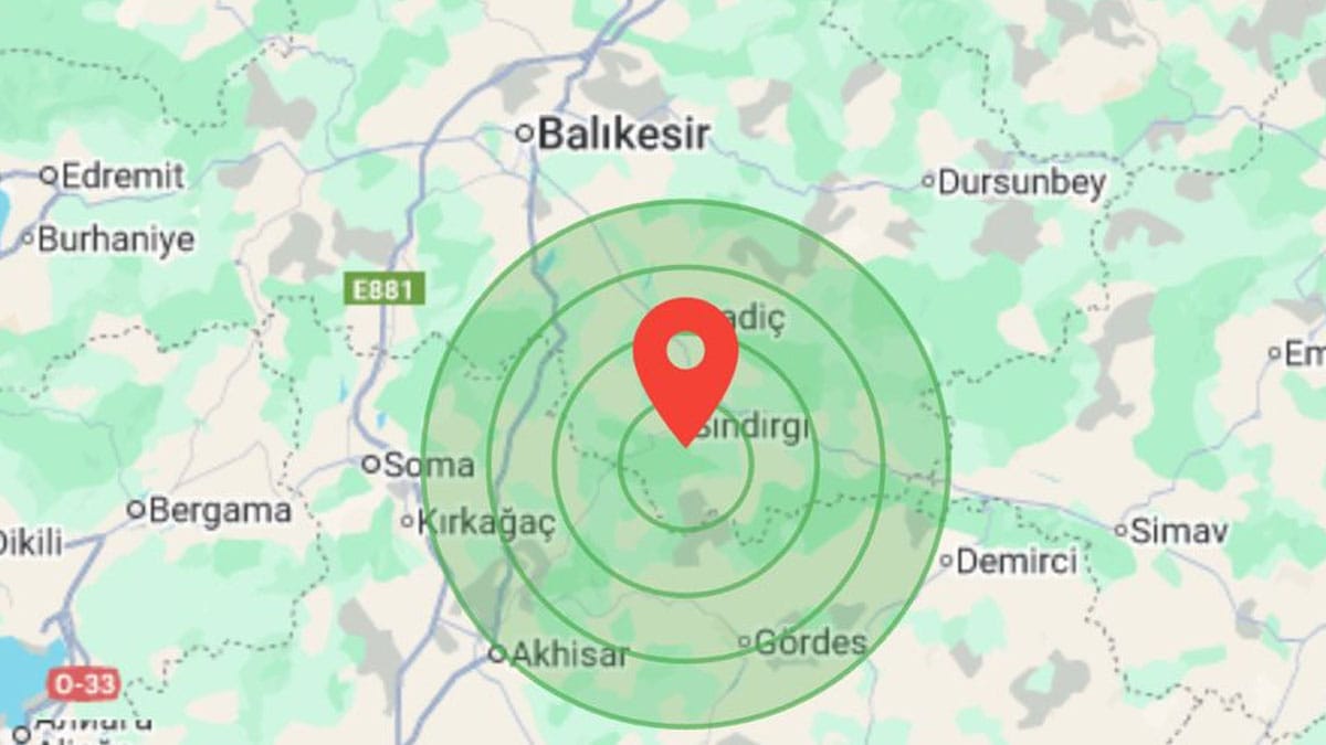 Balıkesir de korkutan deprem!