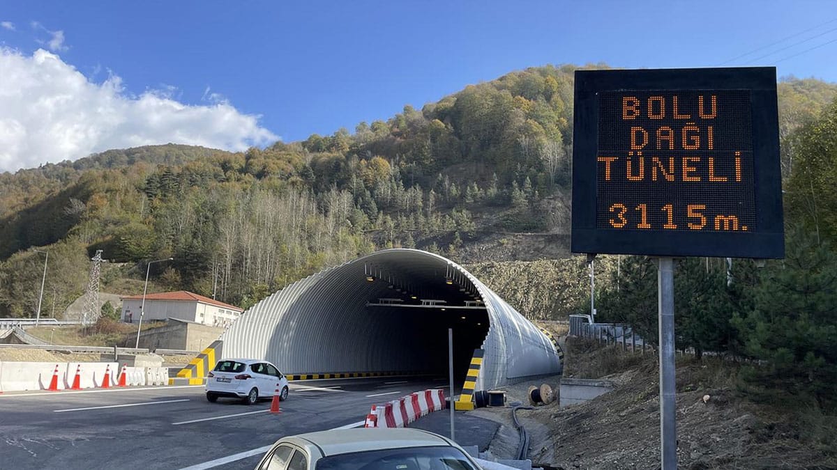 Bolu tüneli her gün 5 saat kapatılacak