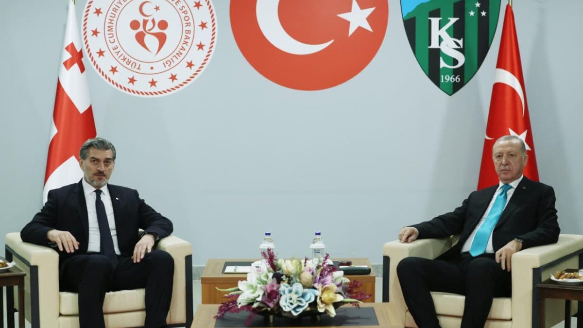 Erdoğan ile Kavelaşvili görüştü