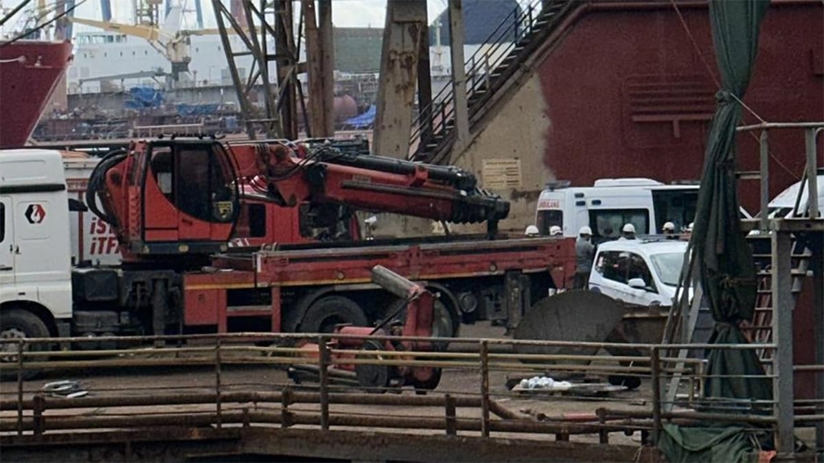 Tuzla da gemide patlama: 1 ölü