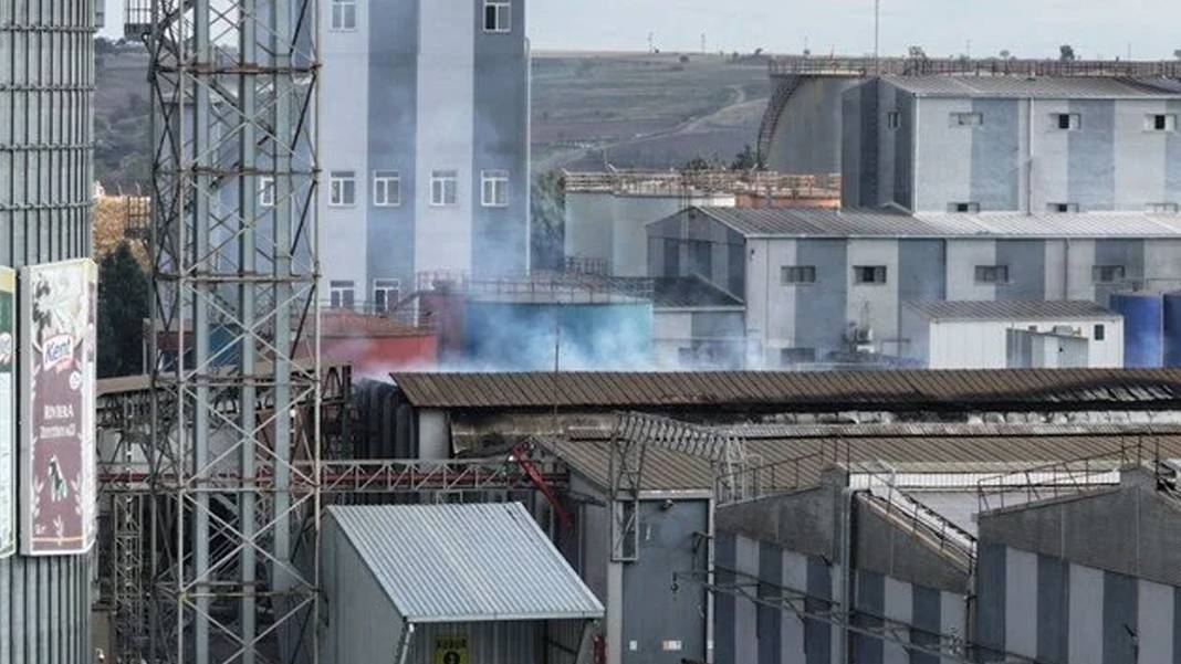 Edirne de yağ fabrikasında patlama