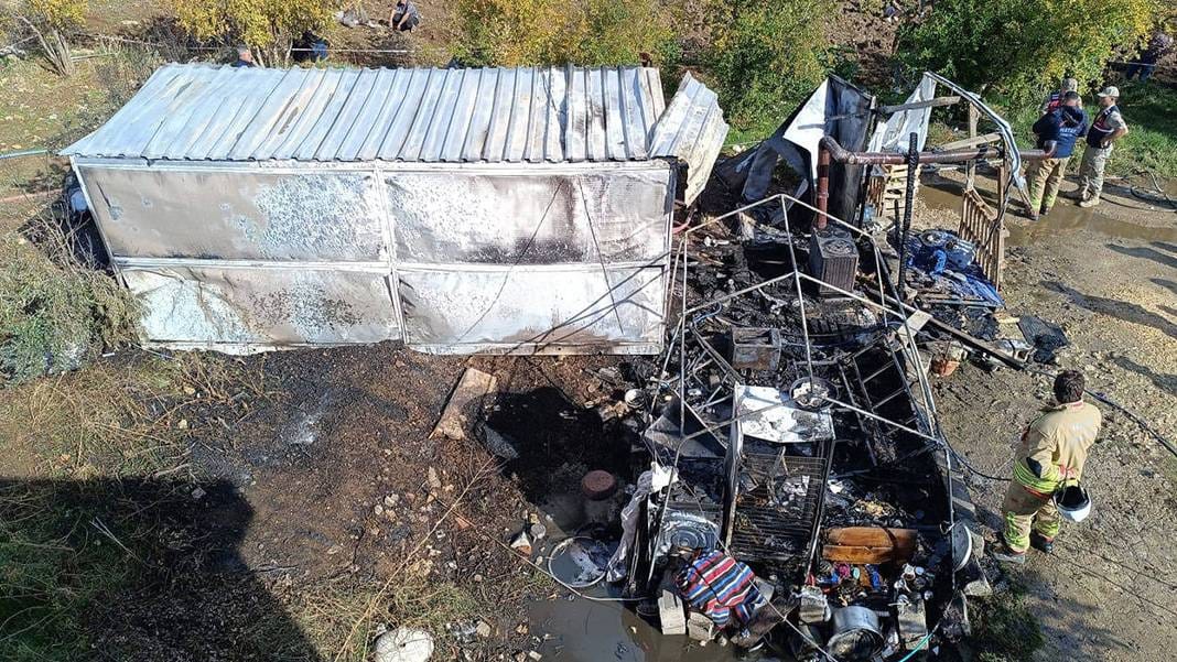 Hatay da konteyner yangını: 1 ölü
