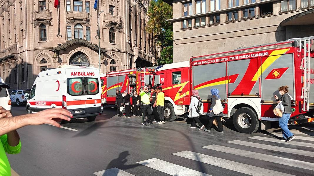 Ankara’da korkutan patlama
