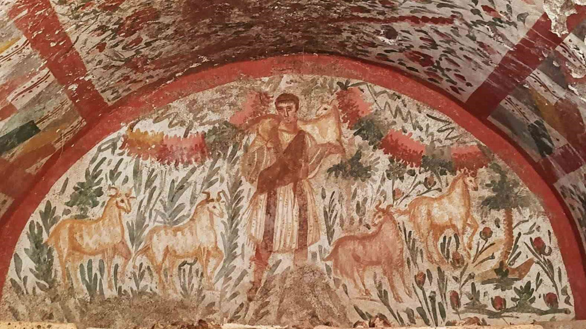 İznik’te erken hristiyanlık dönemine ait ‘Çoban İsa’ figürü bulundu