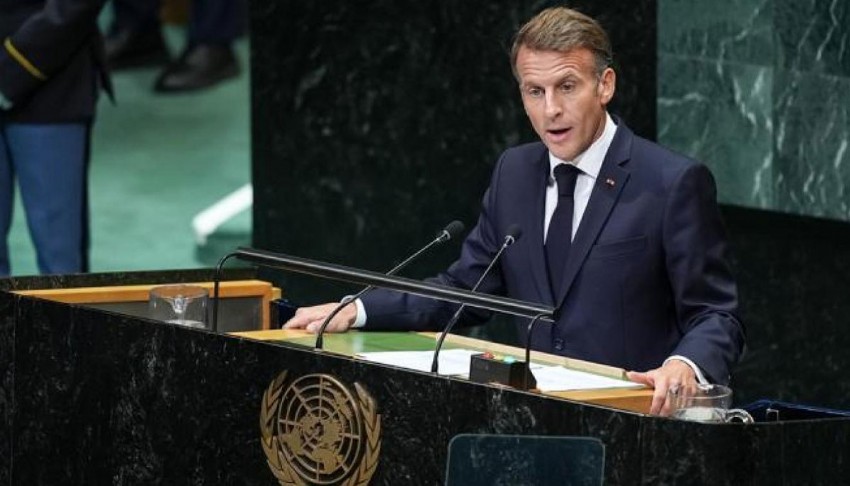 Macron’dan BM kürsüsünde Gazze çağrısı