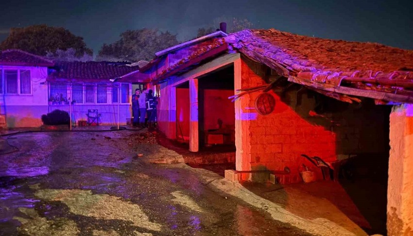 Kırklareli’de ev yangını: 1 ölü