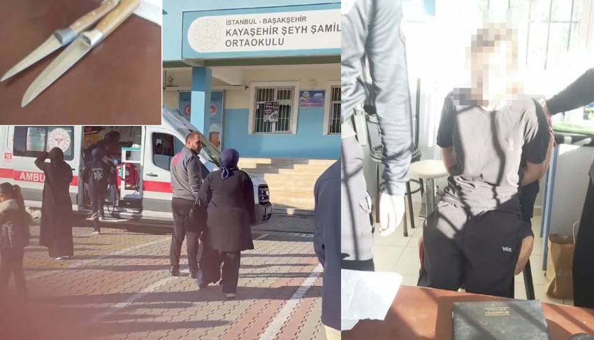İstanbul'da ortaokulda bıçaklı saldırı: Yaralı öğrenciler var