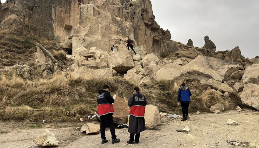 Kapadokya'da 3 kişinin öldüğü peribacası çökmesine 5 bilirkişi incelemesi