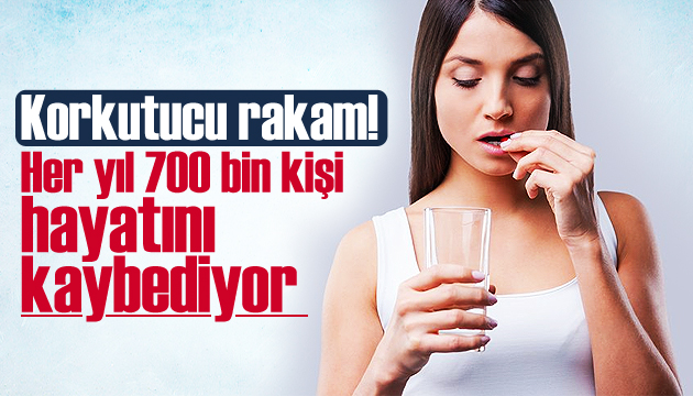 Korkutucu rakam! Her yıl 700 bin kişi hayatını kaybediyor