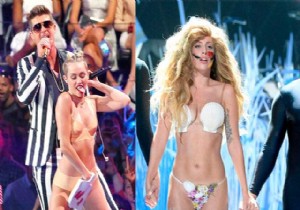 Lady Gaga, Miley Cyrus a Kafayı Çok Fena Taktı !!!