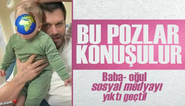 Kıvanç Tatlıtuğ ile oğlu Kurt Efe'den çok konuşulacak yeni pozlar!