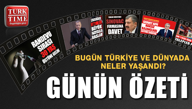 20 Haziran 2021 / Turktime Günün Özeti
