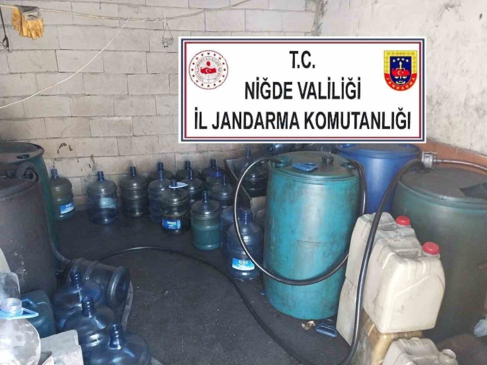 Niğde’de lisanssız akaryakıt ele geçirildi