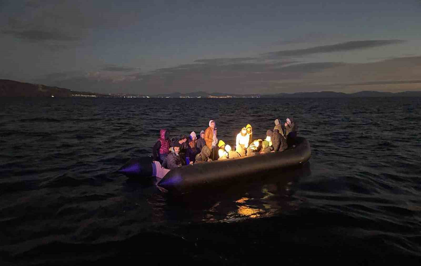 Datça’da 43 düzensiz göçmen yakalandı!