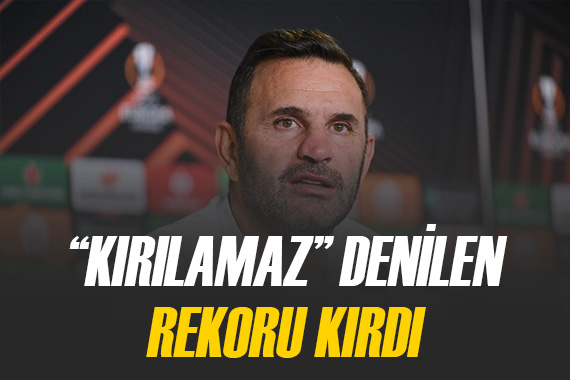 Okan Buruk, Terim in  Kırılamaz  denilen rekorunu kırdı