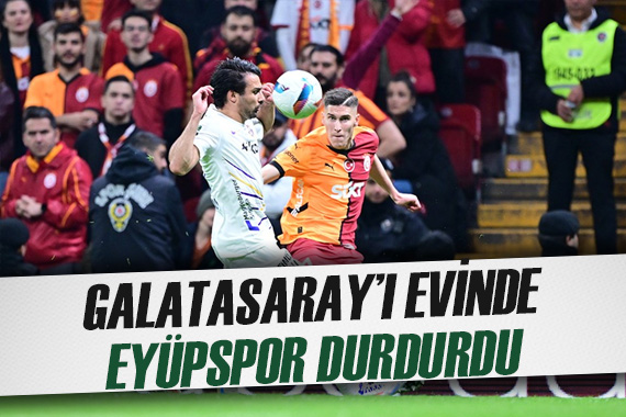 Berke Özer in devleştiği maçta Galatasaray evinde 2 puan bıraktı