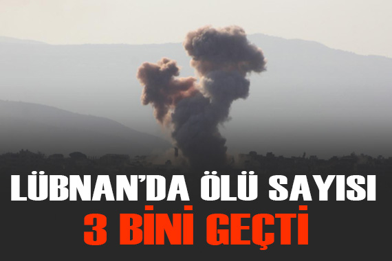 Lübnan da ölenlerin sayısı 3 bini geçti