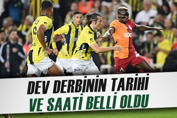 Galatasaray-Fenerbahçe derbisi 24 Şubat ta oynanacak