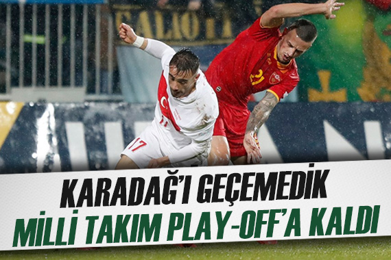 A Milli Takım, Uluslar Ligi nde play-off a kaldı