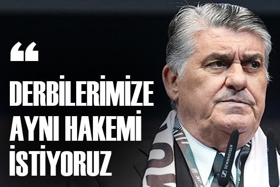 Serdal Adalı dan yabancı hakem açıklaması