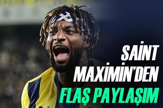 Napoli ye transferi son anda yatan Maximin den flaş paylaşım