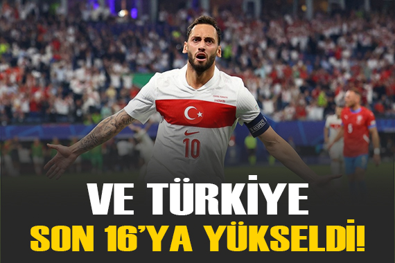 Milli Takım, Avrupa Şampiyonası nda son 16 ya yükseldi!